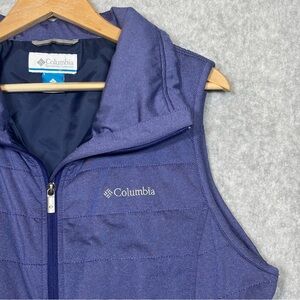 Columbia Dandi Camp Insulated Quilted Light Vest-Purple-Women Size XL